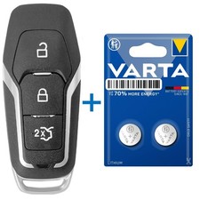 Keyless Go Schlüssel Gehäuse Batterie für Ford S-MAX Galaxy Edge Mondeo Mustang