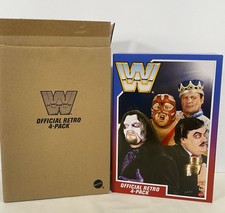 Mattel WWE Retro 4-Pack Wave 4 Undertaker Paul Bearer Vader Jerry King Lawler
