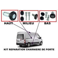 Newparts FüHrungsrolle SchiebetüR Rechts FüR Master 3 Movano B Schwarz