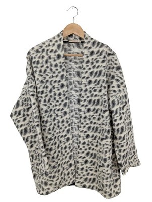 ESPRIT Cardigan Damen Jacke Gr. DE 38 wollweiß-schwarz Casual-Look