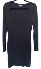 Bar III Womens XXL Bodycon Scoop-Neck Long Sleeve Mini Dress Double Lined