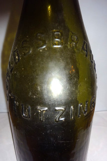 mundgeblasene Bierflasche aus Tutzing Lkr.Starnberg