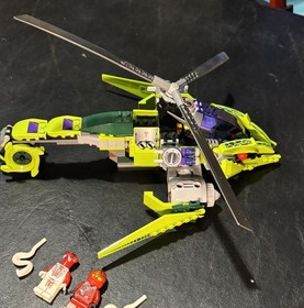 LEGO NINJAGO Rattlecopter 9443 Incomplete Set Kai ZX & Fang Suei YOUTUBE in desc