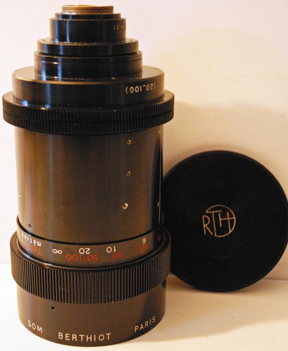 RARE SOM BERTHIOT CINOR 100mm f/3,5- Monture BAIONNETTE ERCSAM CAMEX