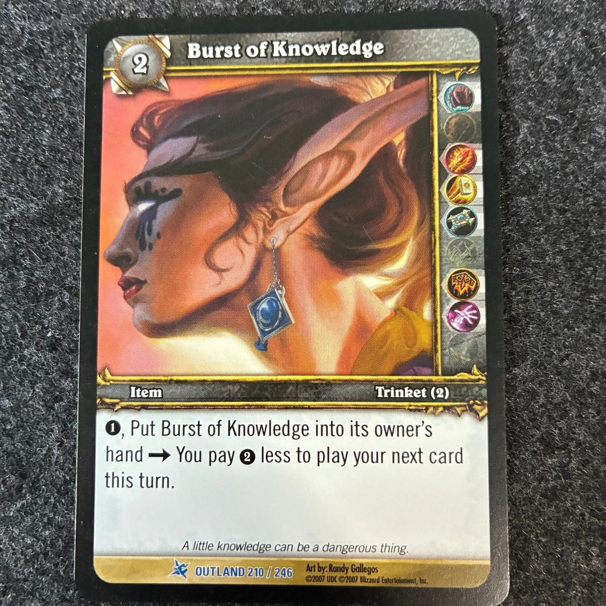 World of Warcraft TCG Fires of Outland Trading Card Games for sale - eBay