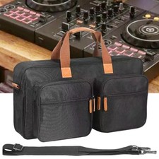 DJ Controller Carry Bag 2 Side Pockets Waterproof Adjustable Shoulder Strap