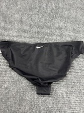 Nike Swim Women's Solid Black Bottom Bathing Suit Bikini Size LARGE NWT
