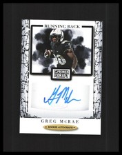 2021 Greg McRae Rookie Auto SAGE Premier Draft #A62 UCF Knights B