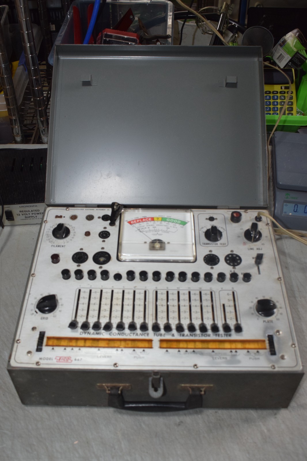 EICO 667 Dynamic Conductance Tube Tester WORKING Compactron Nuvistor Novar
