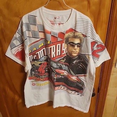 Jamie McMurray #1 Impala All Over Print Shirt Chase Nascar Sz L Havoline 42 2005