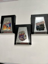 Atari 2600 Star Wars Lot, 3 Games: Jedi Arena, Empire, ROTJ All Tested Working