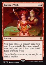 Burning Wish - Medium Play MTG Conspiracy: Take the Crown