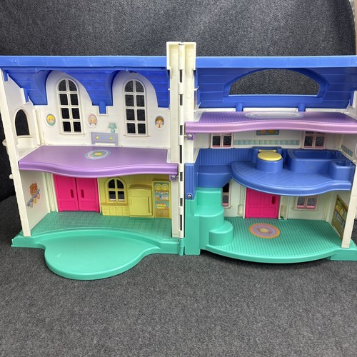 Vintage Fisher Price Little People Doll House #2511 Home Sweet Home Pink Door - Picture 8 of 10