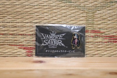 Vampire Savior Original Character Pins Badge Morrigan Aensland Sega Saturn SS VG