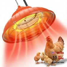 Chicken Heater Lamp, 175W/350W Dual-Mode Brooder Heater Bulb Chick Heater,