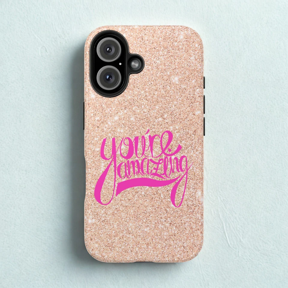 米色手机壳 闪耀 光面 坚固 防震 iPhone 17/16/15 Galaxy S23/24 — 第 4/4 张图片