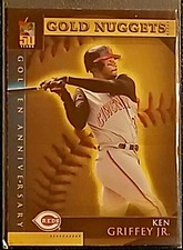 2000 Topps Ken Griffey Jr Gold Nuggets 50 Anniversary Card # GA -14