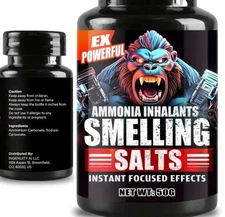 Gym Power Lifter Smelling Salts Strong Ammonia Inhalant Athletes EMR First Aid