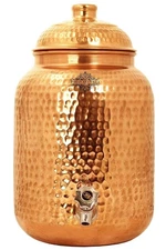 Pure Copper Dispenser Antique Copper water Dispenser Good Health 4 litters