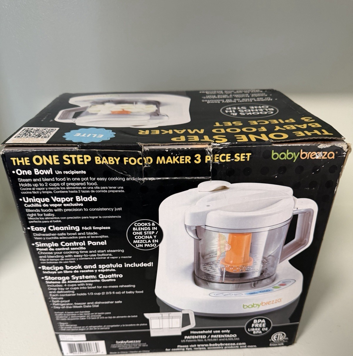 Baby Brezza One Step Baby Food Maker White/Grey for sale online | eBay