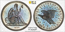 1836 $1 Gobrecht Dollar J-60 Original Alignment I PCGS PR62 #3436