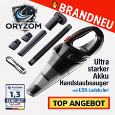 Oryzom™ Akku Handstaubsauger Ultra Stark Kabellos Auto & Haushalt USB Ladegerät