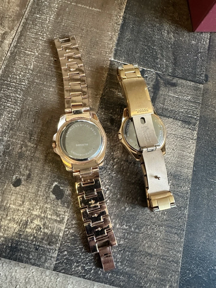 Trío de relojes de oro rosa - JBW - Fósil - Una colección de un nuevo día Foto 4 de 4