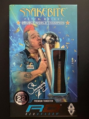 Neu in OVP 22 Gramm Snakebite Peter Wright's Double World Champ SE Gold