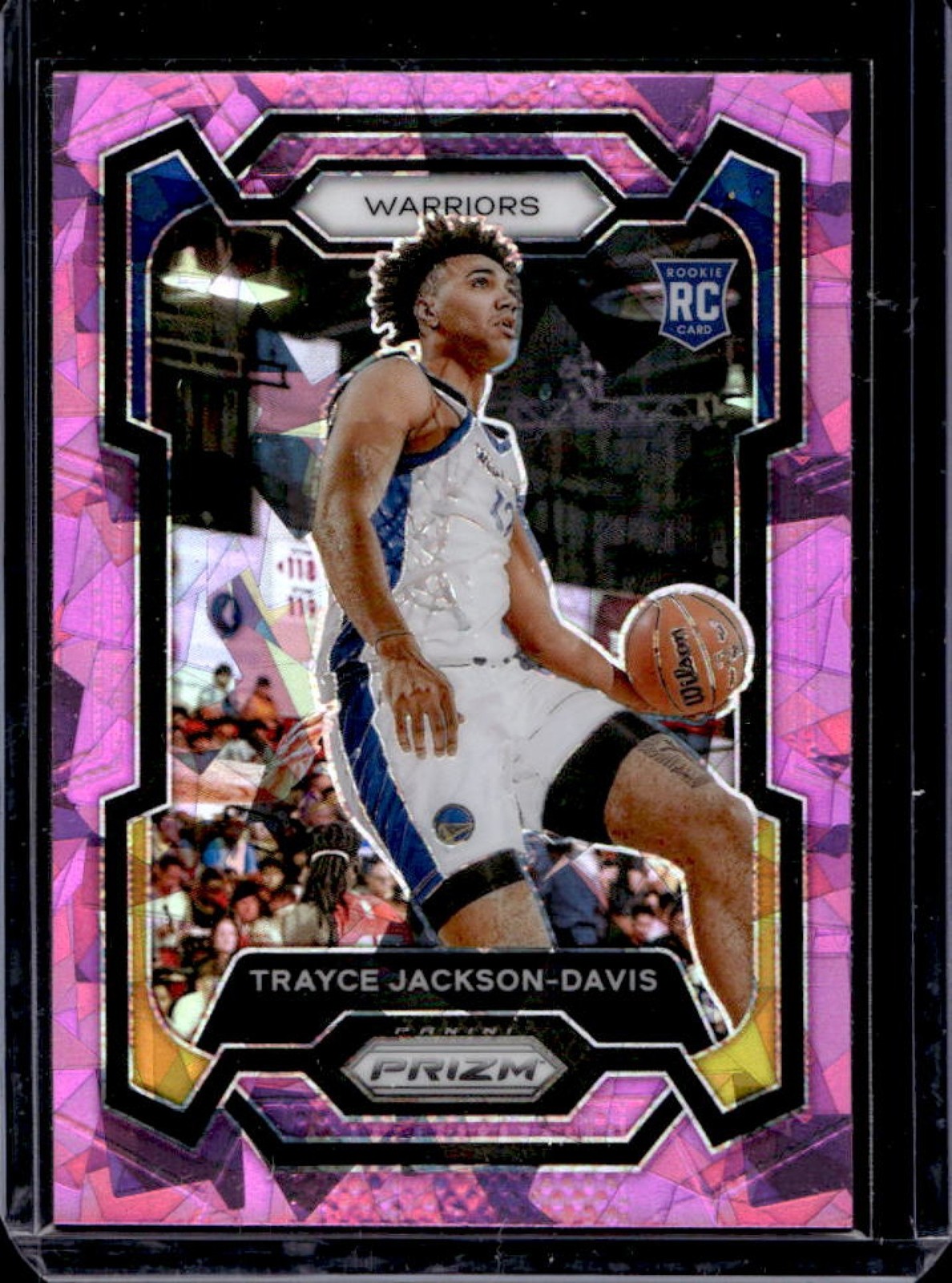 2023-24 Prizm Trayce Jackson-Davis RC Prizm Pink Ice #148 Warriors