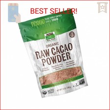 NOW Foods, Organic Raw Cacao Powder, with Polyphenols and Flavonols, Sun-Dried,
