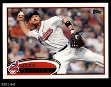 2012 Topps #541 Jack Hannahan Indians 8 - NM/MT