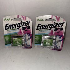 Energizer AAA 1.2V 800mAh Rechargeable Battery 2 Packs of 4 8 Total