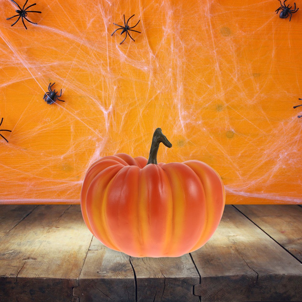 Halloween Pumpkin Decor Artificial Figurines Small Decorative Pumpkins