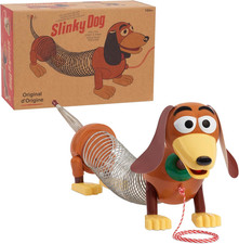 Retro  Dog Pull Toy, Original Walking Spring Toy, Vintage Classic Stretch Toy fo