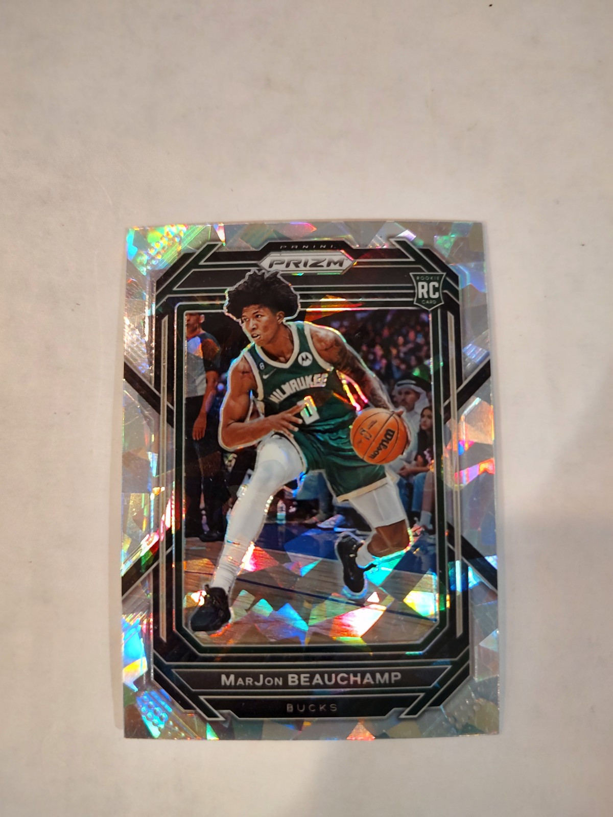 2022-23 Panini Prizm - Ice Prizm #268 MarJon Beauchamp (RC)(JGA)