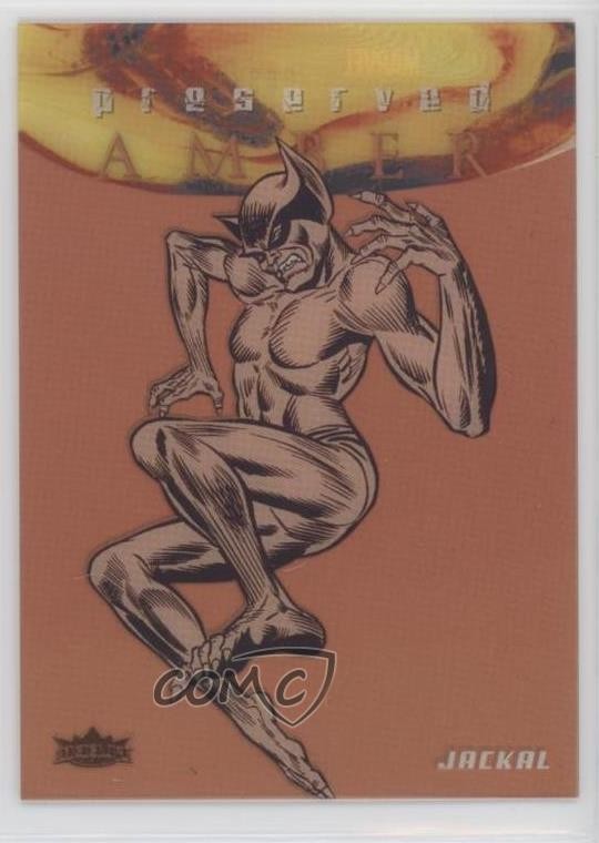 2017 Fleer Ultra Marvel Spider-Man Preserved Amber Black & White /175 Jackal 0qd