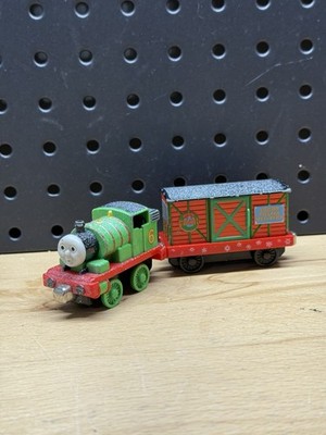Thomas & Friends Take Play Die Cast Train Percy Holiday Express Delivery Mail