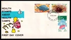 New Zealand 1979 Fishing - Health First Day Cover FDC SC B103-B105