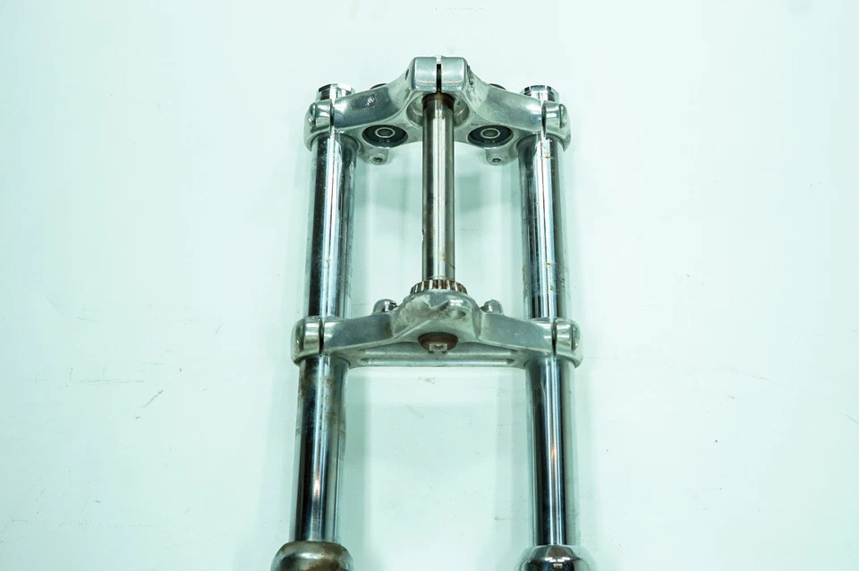 02 Harley Sportster 1200 OEM Juego de triple árbol delantero izquierdo derecho horquilla deslizadores 1407 Foto 4 de 4