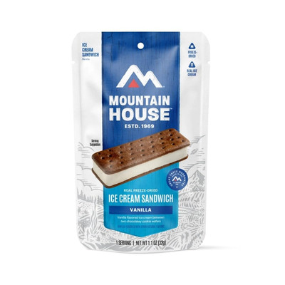 Vanilla Ice Cream Sandwich | Freeze Dried Backpacking & Camping Food | 1 Serving