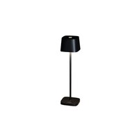 LED Akku-Tischleuchte Capri Mini, Eckig, 2,2W, 2700/3000K, IP54, Dimmbar, Schwar
