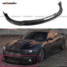 CARBON FIBER For Dodge Charger 15-23 SRT R/T Scat Pack Front Bumper Lip Splitter