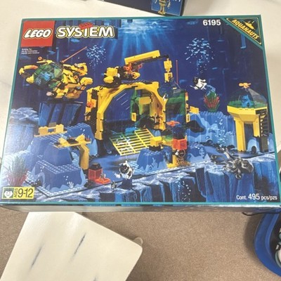 LEGO Aquazone Aquanauts Neptune Discovery Lab 6195 Vintage Boxed Set 495pc