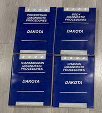 2002 Dodge Dakota Factory Service Manual Set – 4 Book OEM Diagnostic
