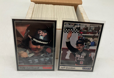 1991 Traks Racing Cards Complete Set 1-200 Includes Jeff Gordon Rookie Card