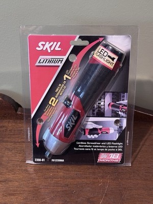 New In Box Skil Power Screwdriver/flashlight Lithium Battery 4V