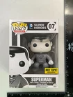 Funko Pop! Heroes: Superman #07 Hot Topic Exclusive BLACK & WHITE Figure -CN J3