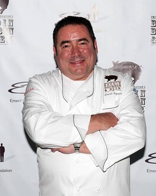 Chef Emeril Lagasse attends Boudin Bourbon & Beer at Champions Squ- Old Photo 2