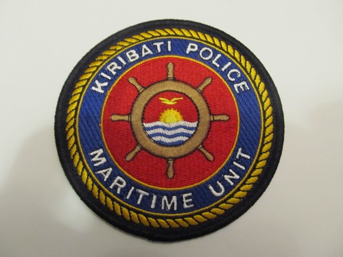 South Pacific Kiribati Police Maritime Unit Patch