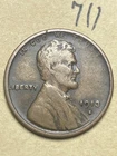 1913-S LINCOLN WHEAT CENT, low mintage date, "FINE" condition #711